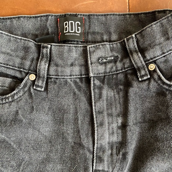 BDG black jeans with red detail on sides - Picture 4 of 9